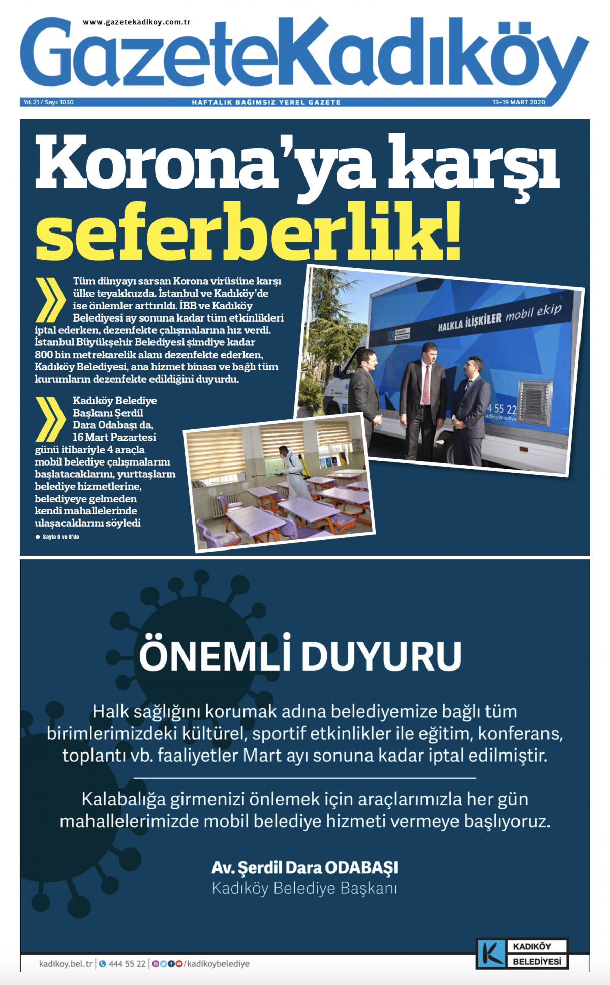 Gazete Kadıköy - 1030. Sayı